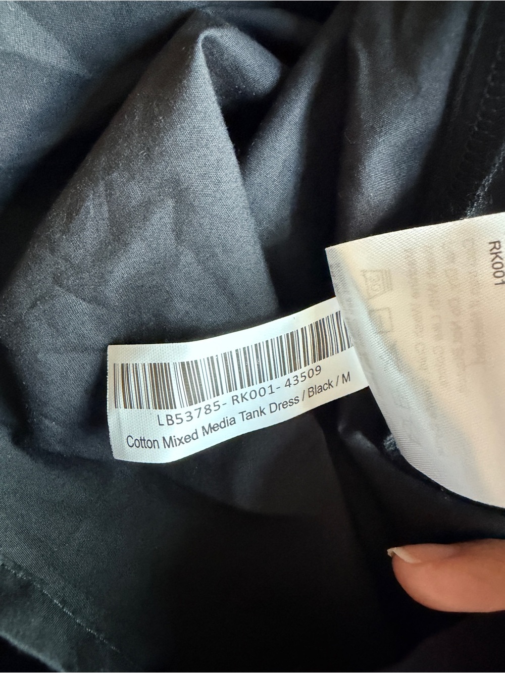 Quince Black Tank Midi Dress NWT - Picture 10 of 10